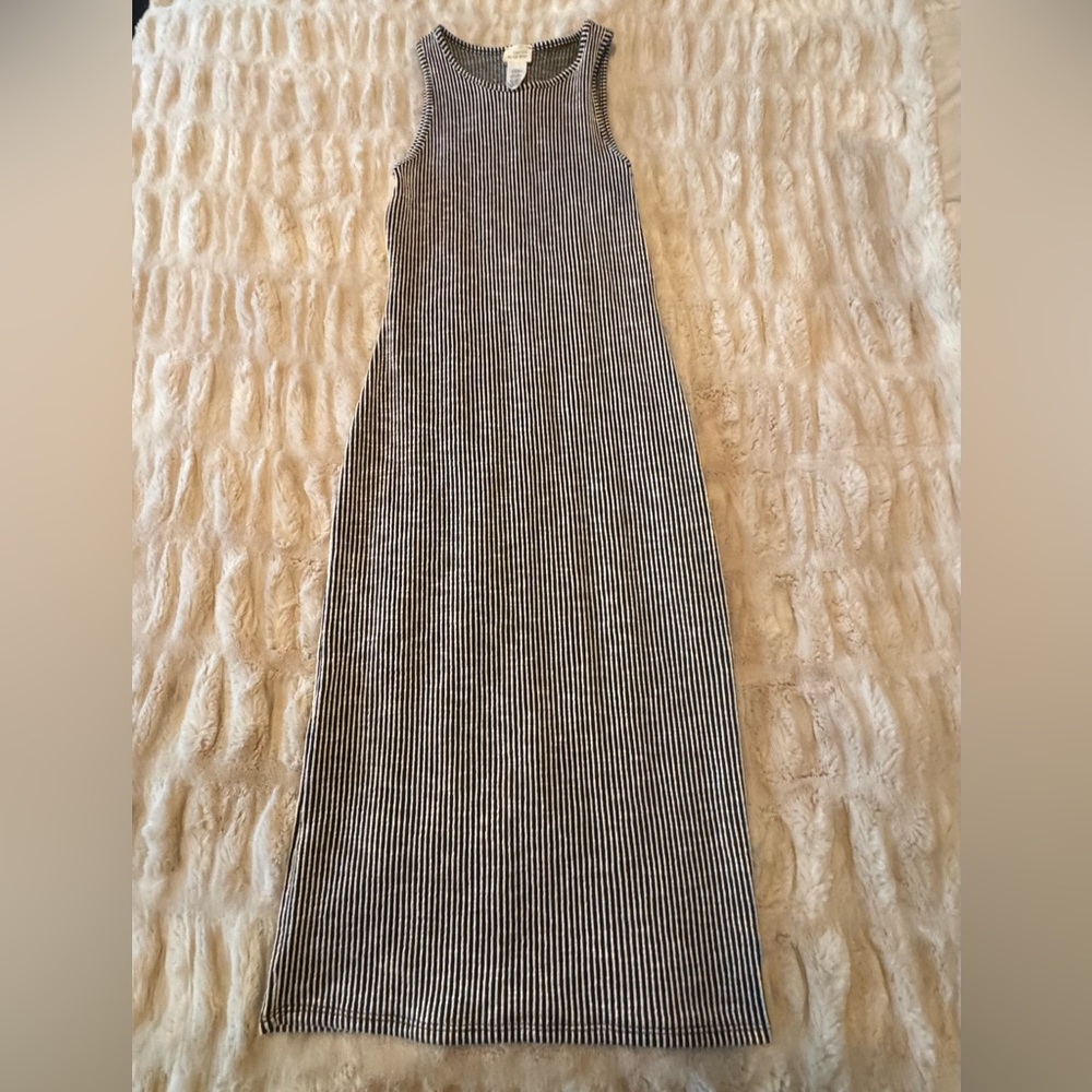 Striped Sleeveless Dress